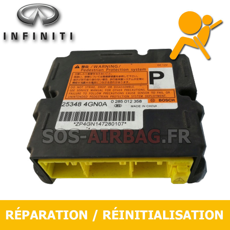 Réparation Réinitialisation airbag Infiniti EX35 98820 1BA0B Autoliv 609 58 66 00 Réparation Réinitialisation airbag Infiniti EX35 98820 1BA0B Autoliv 609 58 66 00