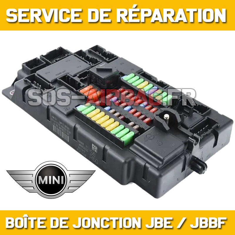 Réparation Boitier JBBF MINI 61.35 3455241-02 6135345524102 LEAR 519404073 10681810 R57PL3SPEG