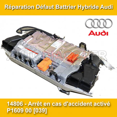 Réparation Batterie Hybride 266V MHEV Audi Q5 code défaut 14806 P1609
