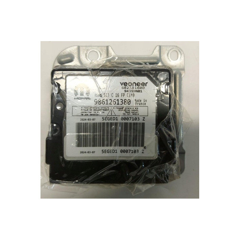 Réinitialisation Calculateur Airbag MOPAR 9861261380 VEONEER 682381600 Opel Mokka Réinitialisation Calculateur Airbag MOPAR 9861261380 VEONEER 682381600 Opel Mokka