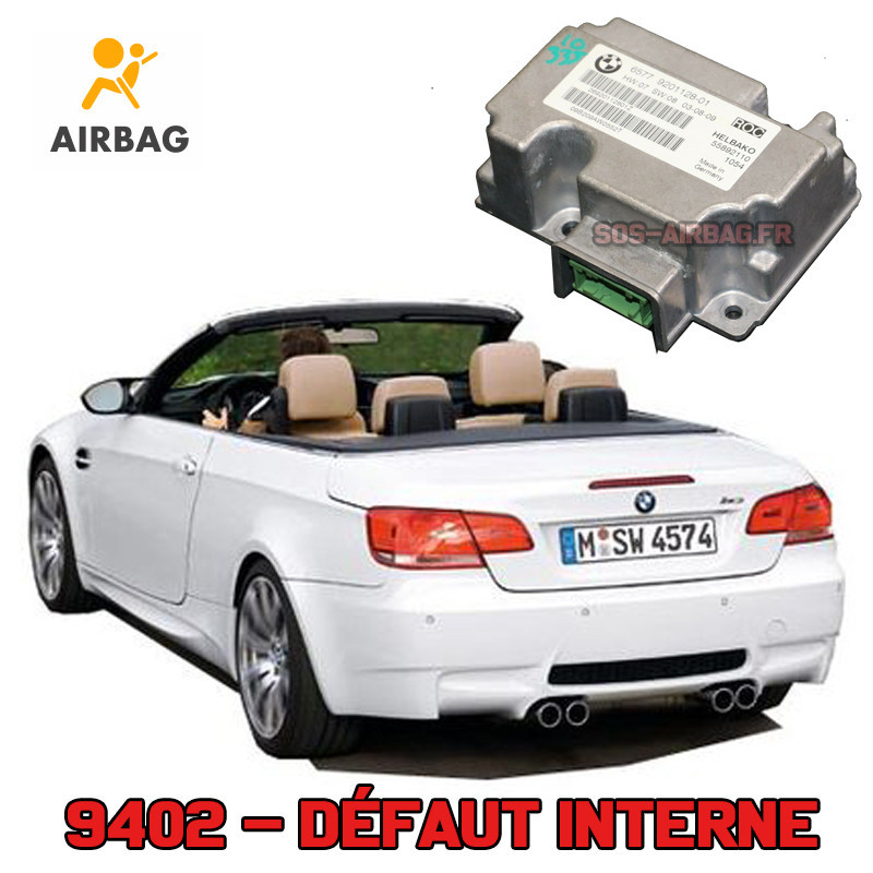 Réparation calculateur airbag ROC BMW 65.77 9187933-01 6577918793301 Code défaut: 9402 Défaut interne Réparation calculateur airbag ROC BMW 65.77 9187933-01 6577918793301 Code défaut: 9402 Défaut interne