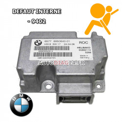 Réparation calculateur airbag ROC BMW 65.77 6950640-01 65776950640-01 Code défaut: 9402 Défaut interne