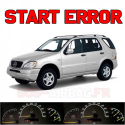 Réparation START ERROR Mercedes ML w163 problème démarrage