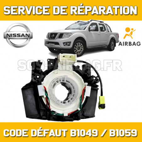 Réparation calculateur Airbag Nissan 98820AP003 Bosch 0 285 001 413 0285001413 CODE DÉFAUT B1049 / B1059
