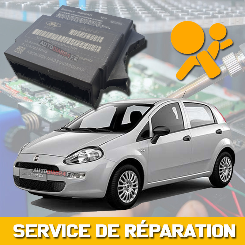 Réparation Calculateur d'airbag Fiat Punto 51897787 Continental A2C53332208 Problème de communication