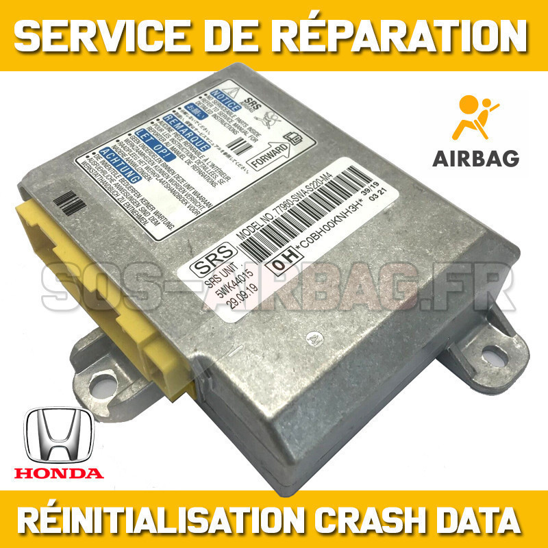 Réparation Calculateur Airbag HONDA CR-V 77960-SWA-G220-M4 - Absence de communication