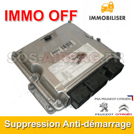Suppression Anti-démarrage IMMO OFF Peugeot 406 Calculateur Bosch EDC15C2