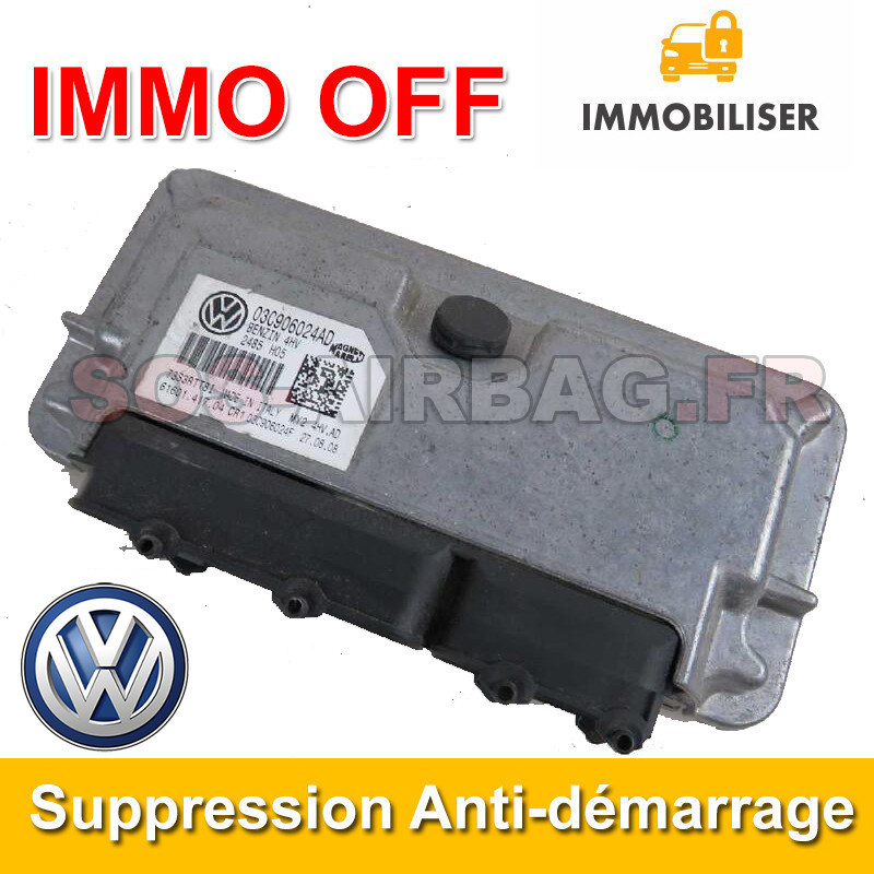 suppression anti-demarrage immo off 03C906024BB Magneti Marelli IAW 4HV.BB