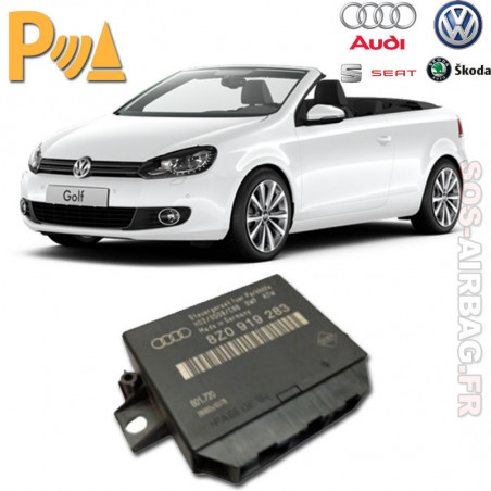Réparation boîtier de commande radar de recul PDC Audi A4 défaut erreur 16347