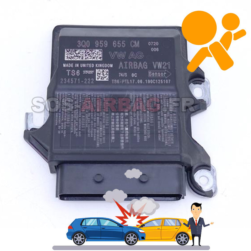 Réparation Réinitialisation airbag VW T-Roc 3Q0 959 655 CM 3Q0959655CM VW21