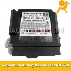 Réparation calculateur d'airbag Mercedes Class A w176 code défaut B272200 "calculateur n'est pas verrouillé"