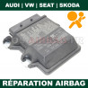 Réparation calculateur airbag Audi VW Seat Skoda 3Q0959655BH 3Q0 959 655 BH Code erreur B2000 dtc65536