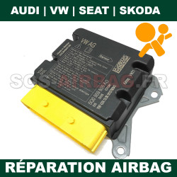 Réparation calculateur airbag Audi VW 5Q0959655AG 5Q0 959 655 AG VW21 Code erreur B2000 dtc65536
